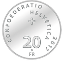 2017, 20 Fr. Gedenkmünze &quot;500 Jahre Reformation&quot;