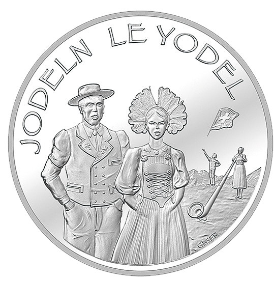 2017, 20 Fr. Gedenkmünze &quot;Jodeln&quot;
