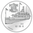2017, 20 Fr. Gedenkmünze &quot;Dampfschiff Uri&quot;