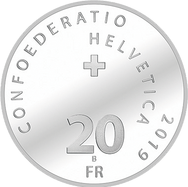 2019, 20 Fr. Gedenkmünze &quot;Dampfschiff Blümlisalp&quot;