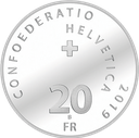 2019, 20 Fr. Gedenkmünze &quot;Dampfschiff Blümlisalp&quot;