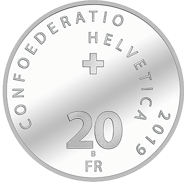 2019, 20 Fr. Gedenkmünze "50 Jahre Mondlandung Apollo 11"