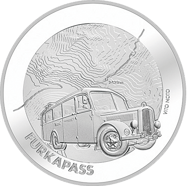 2019, 20 Fr. Gedenkmünze &quot;Furkapass&quot;