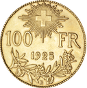 1925, 100 Fr. Gold-Vreneli