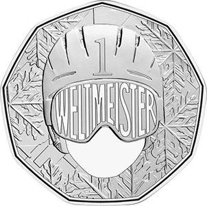 2024, 5 Euro "Ski-Weltmeisterschaft", Österreich