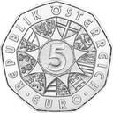 2024, 5 Euro &quot;Ski-Weltmeisterschaft&quot;, Österreich