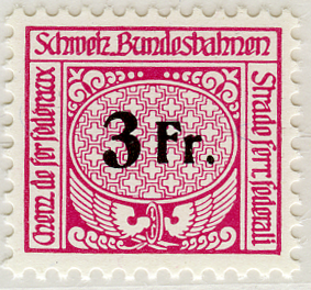 1913-1957, Eisenbahn-Marken