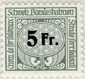 1913-1957, Eisenbahn-Marken
