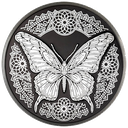 2025, 5 Dollars Schmetterling - Butterfly, Cook Islands