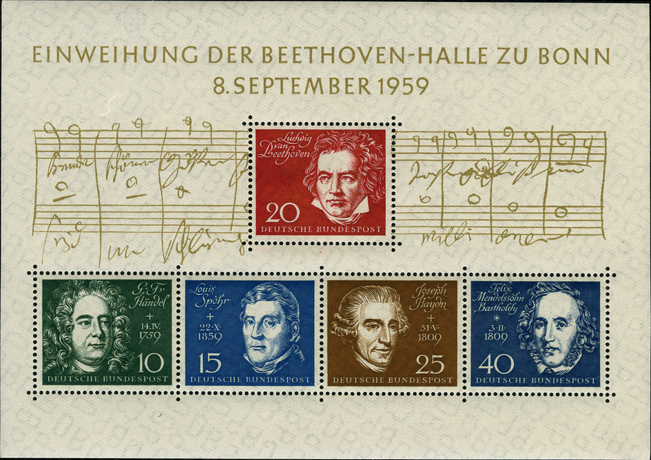 1959, Der erste Sonderblock der BRD
