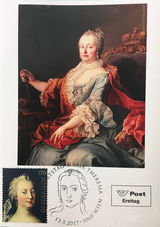 Maximumkarte &quot;Maria Theresia&quot;, Österreich