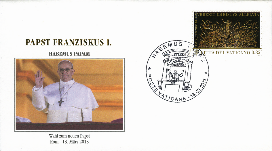 Sonderbeleg, Wahl "Papst Franziskus I."