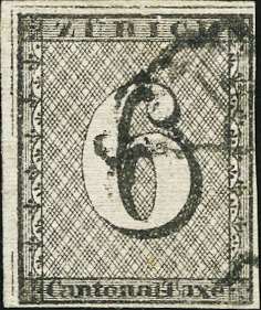 1846, Zürich 6, Type 1