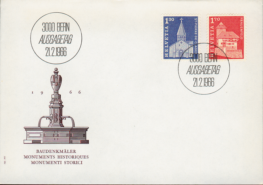 1966, Baudenkmäler, neue Bildmotive