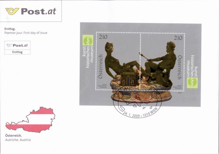 2009, Sonderblock Saleria mit 22-karätiger Echtgoldfolie