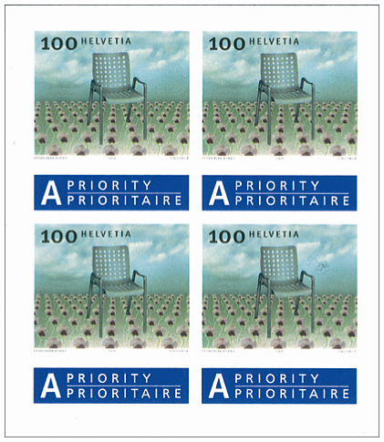 100 Rp. Landistuhl, "Ungezähnt"