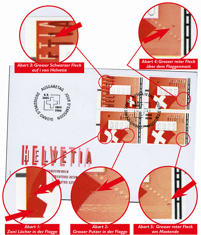 2005, Schweizer Flaggen