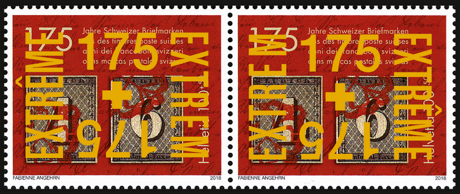 2018, 175 Jahre Schweizer Briefmarken