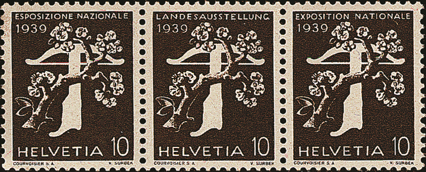 10+10+10 Rp. braungrau