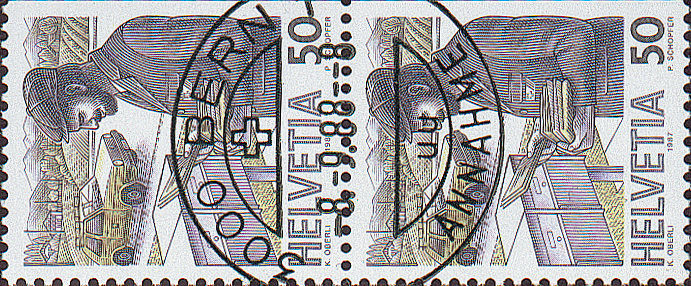 50+50 Rp. Postbote heute