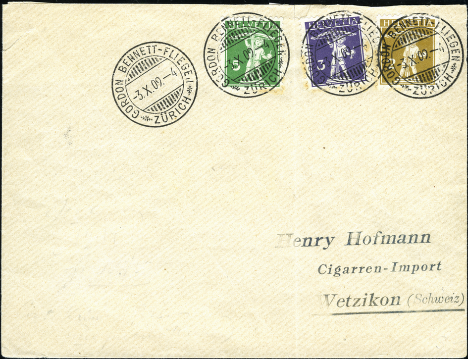 1909, Gordon Bennett-Fliegen 3. Oktober