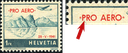 1 Fr. Vierwaldstättersee, "Roter Aufdruck stark verschoben"