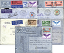 1937-1938 Spezialkollektion "Flugpost nach Hongkong"
