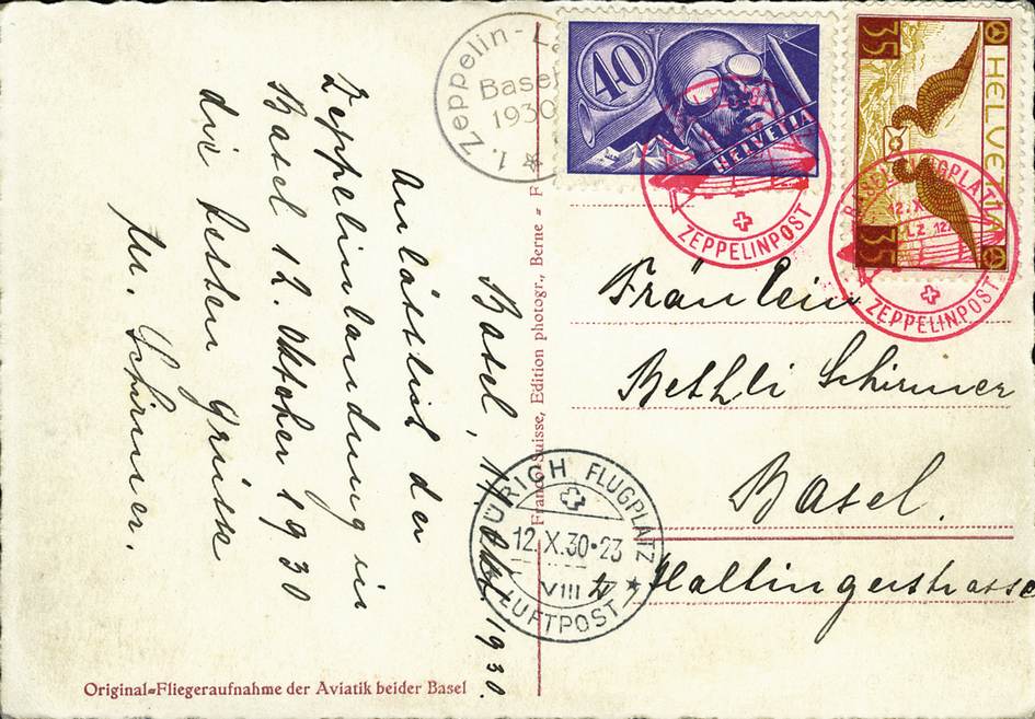 1930, Schweiz-Fahrt: Basel-Zürich