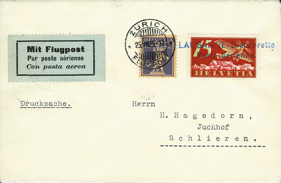 1927, Lausanne-Zürich