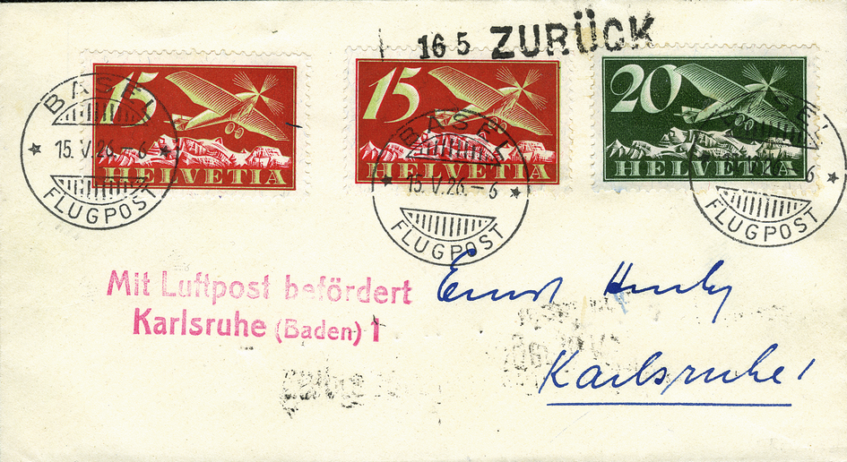1926, Basel - Karlsruhe