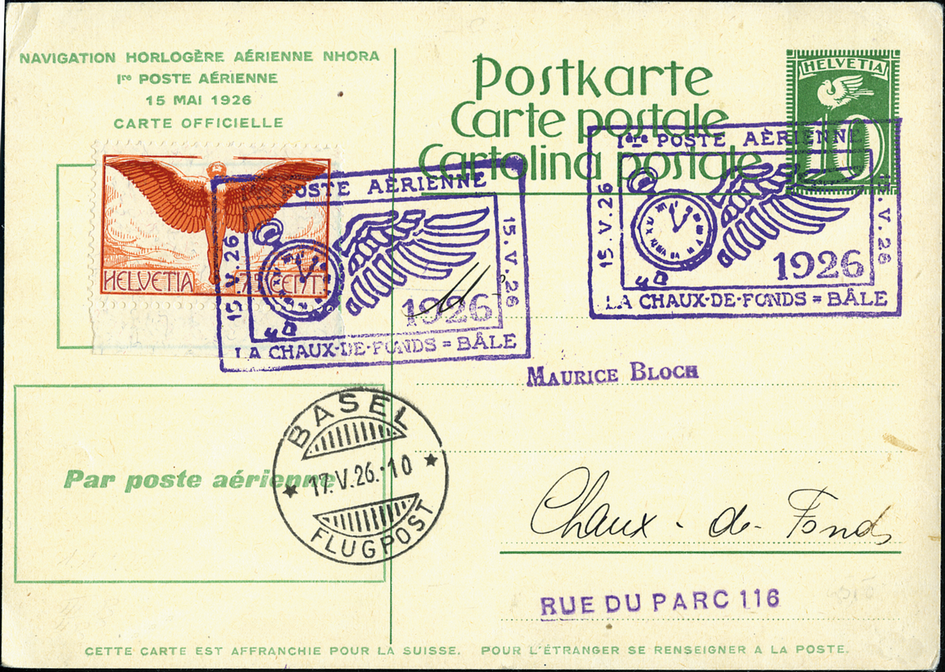 1926, La Chaux-de-Fonds - Basel