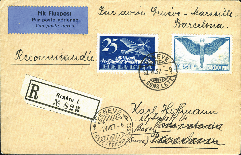 1927, Genf - Marseille
