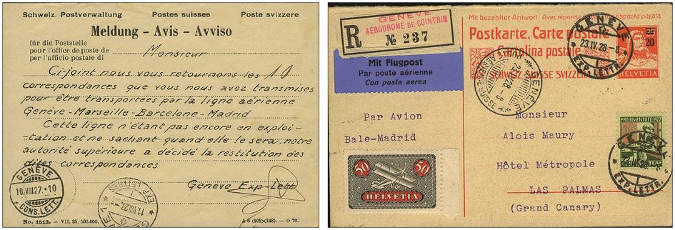 1928, Genf - Marseille - Barcelona
