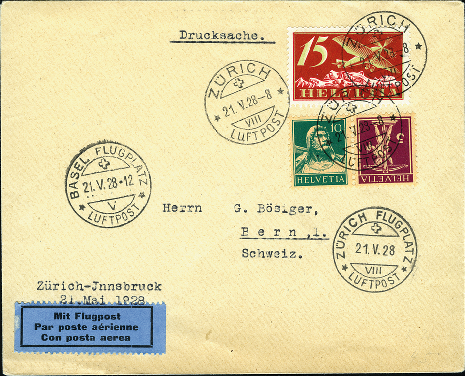 1928, Zürich - Innsbruck