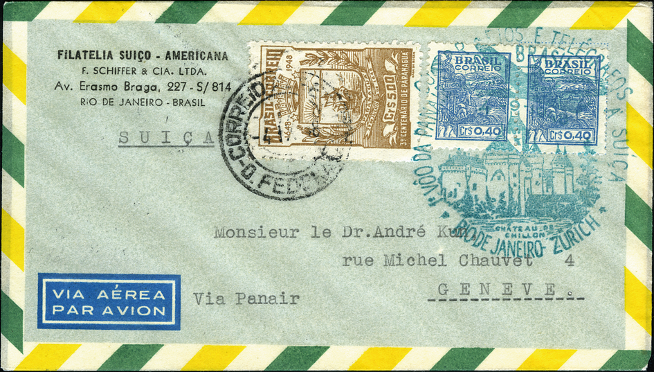 1948, Rio de Janeiro - Zürich