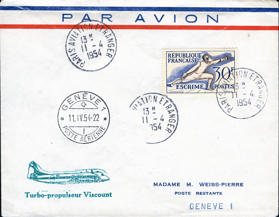 1954, Paris - Genève