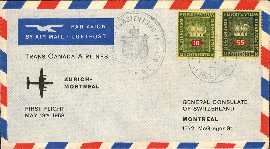 1958, Zürich - Montreal