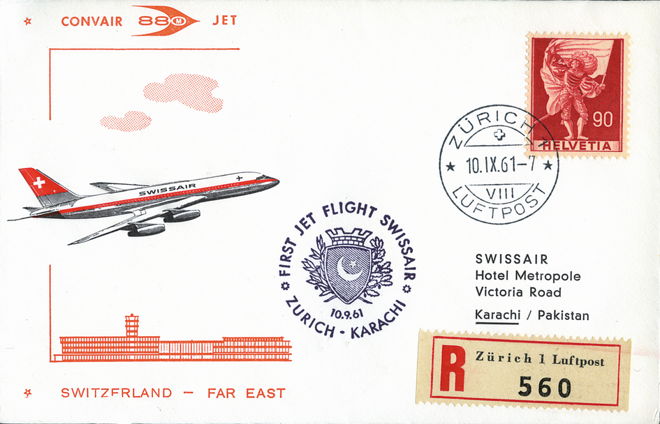 1961, Zürich - Karachi
