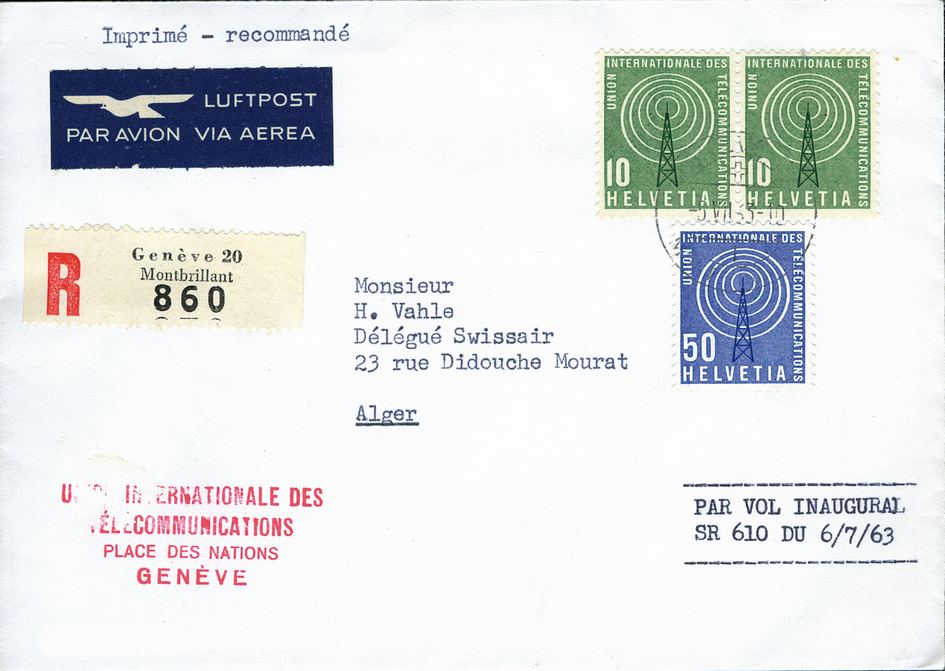 1963, Genève - Alger ab UIT