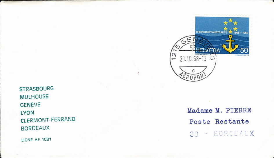 1968, Genève - Bordeaux