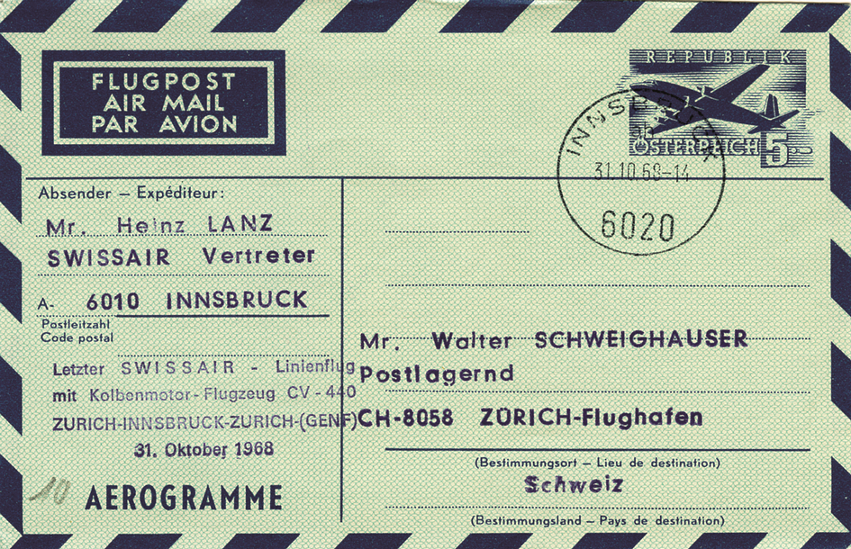 1968, Innsbruck - Zürich