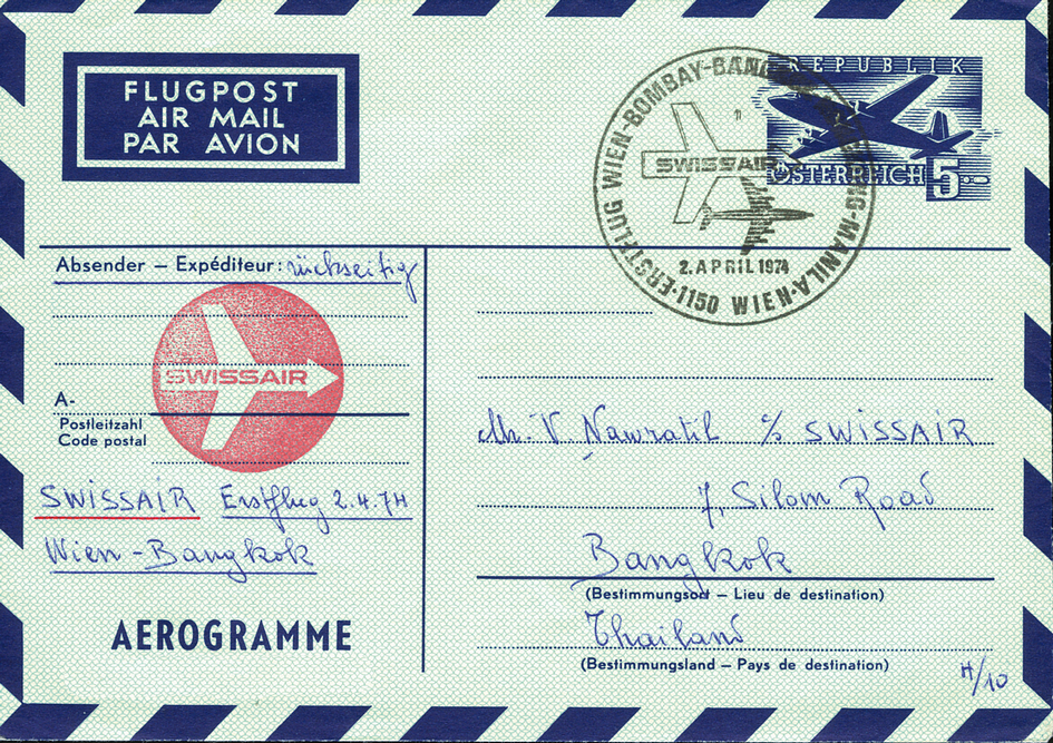 1974, Wien - Bangkok