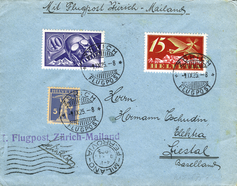 1925, Zürich - Mailand - Zürich