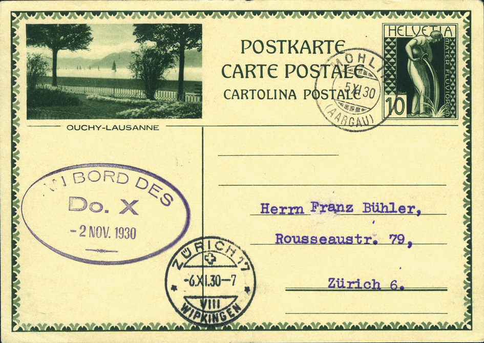 1930, DO-X Amerika-Flug vom 5. November