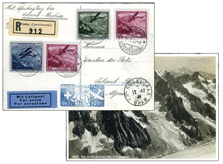 1930, III. Schweizer Afrikaflug, Zürich - Colom Béchar Oran