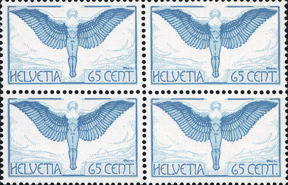65 Rp. Ikarus, hellblau-grünblau