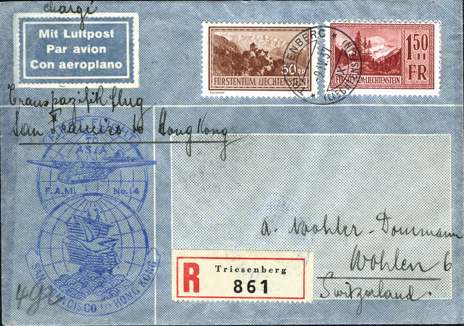 1937, San Francisco - Hongkong