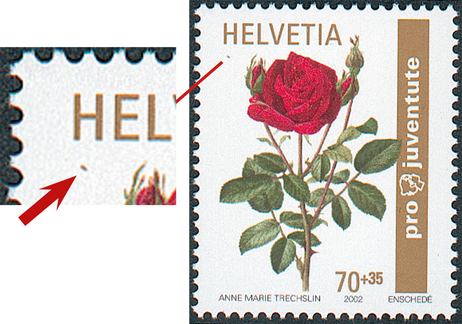 70+35 Rp. Ingrid Bergmann, "Stern unter Helvetia"