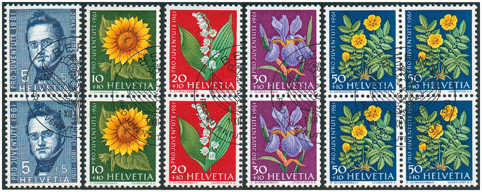 1961, Bildnis Jonas Furrers, Wiesen- und Gartenblumen