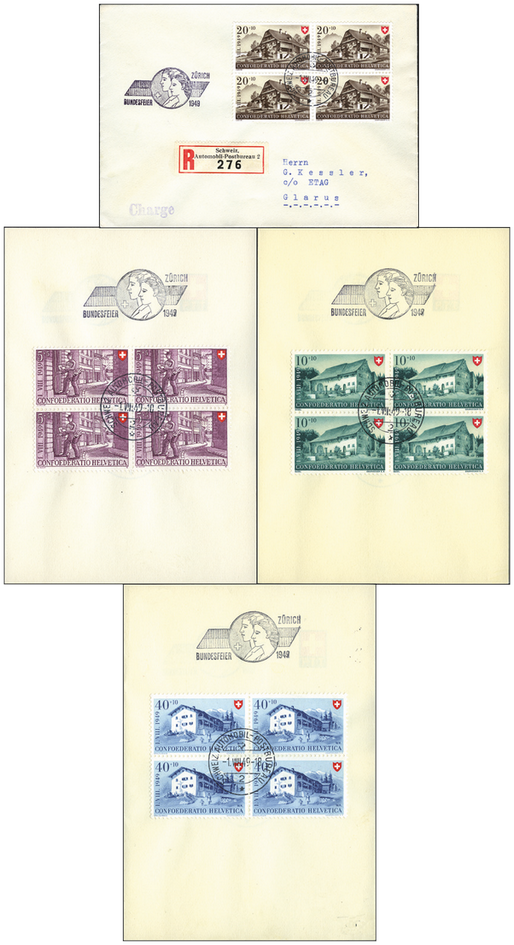 1949, Arbeit und Schweizer Haus IV